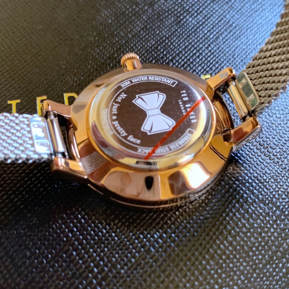 Ted Baker London Kate Mesh Band Floral Watch 32mm - Picture 6 of 8